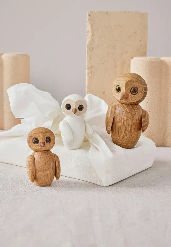 Spring Copenhagen Wise Uggla Trädekoration 7 cm Vit