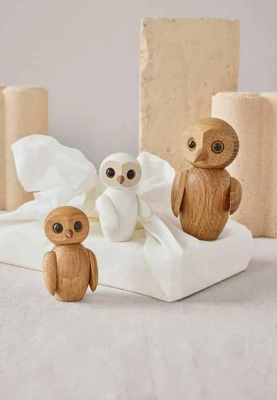 Spring Copenhagen Wise Uggla Trädekoration 7 cm Vit