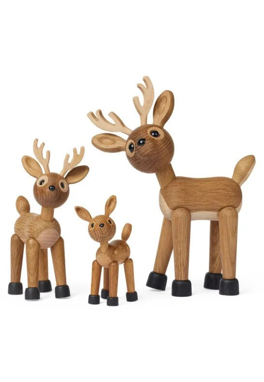 Spring Copenhagen Star Rådjur Trädekoration 26 cm Ek
