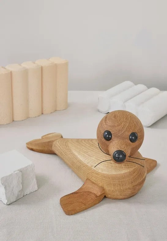 Spring Copenhagen Anaana Säl Trädekoration 17 cm Ek