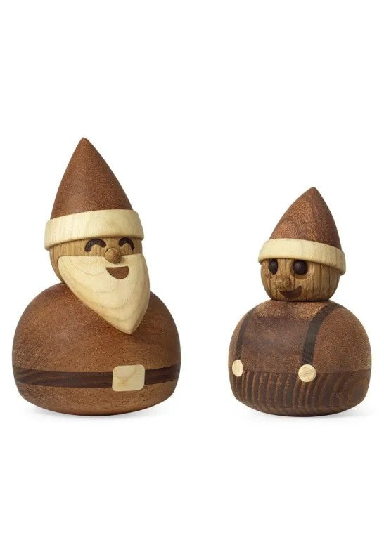 Spring Copenhagen Santa Santa Trädekoration 10 cm Mahogny