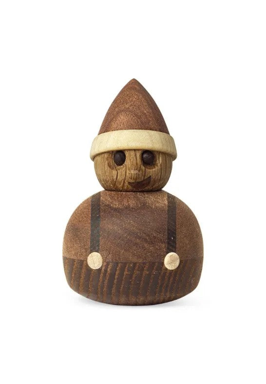 Spring Copenhagen Elfonzo Tomtenisse Trädekoration 8 cm Mahogny