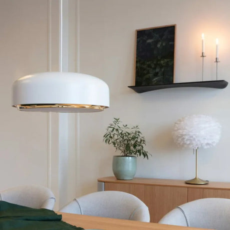 Umage Hazel Taklampa medium Ø 40 x 16 cm Vit