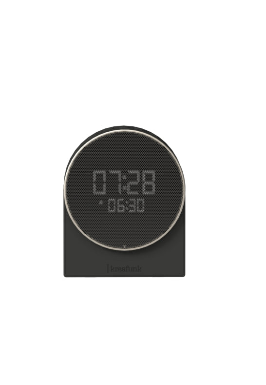 KREAFUNK Ivy Väckarklocka Wake-up light Sömnljud Bluetooth Svart