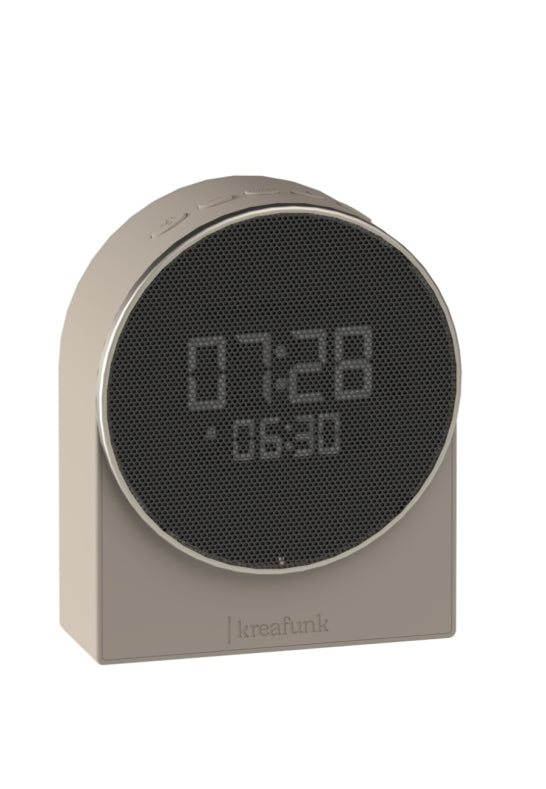 KREAFUNK Ivy Väckarklocka Wake-up light Sömnljud Bluetooth Ivory Sand
