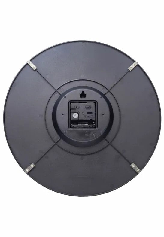 NeXtime Edge Wood Dome Väggklocka 35cm Mörkbrun