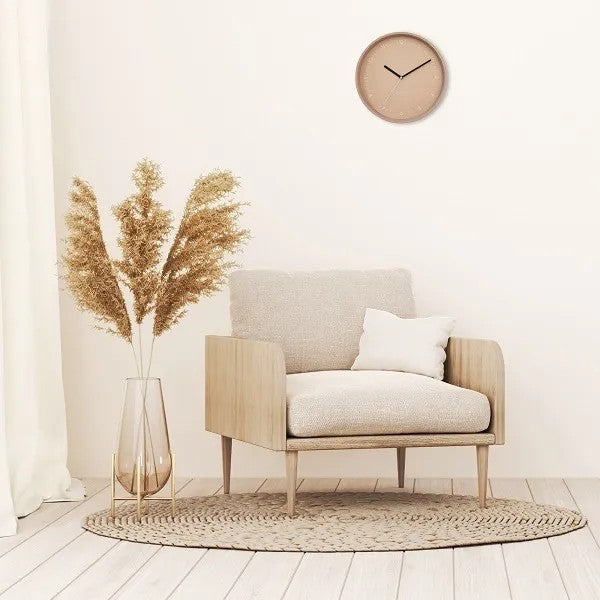 NeXtime Berlin Väggklocka Ø30 cm Rosa