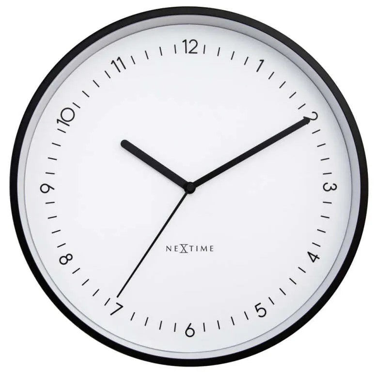 NeXtime Berlin Väggklocka 30 cm Vit