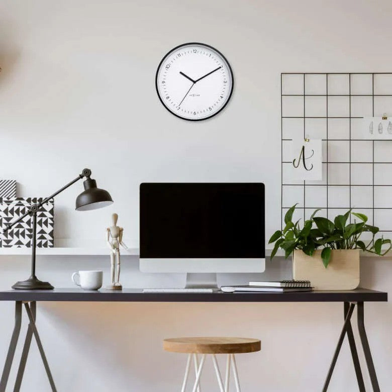 NeXtime Berlin Väggklocka 30 cm Vit