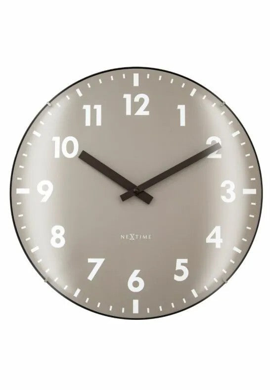 NeXtime Duomo Väggklocka 35 cm Khaki