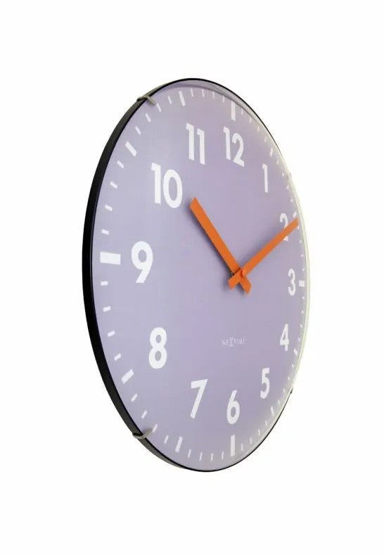 NeXtime Duomo Väggklocka 35 cm Lavendel