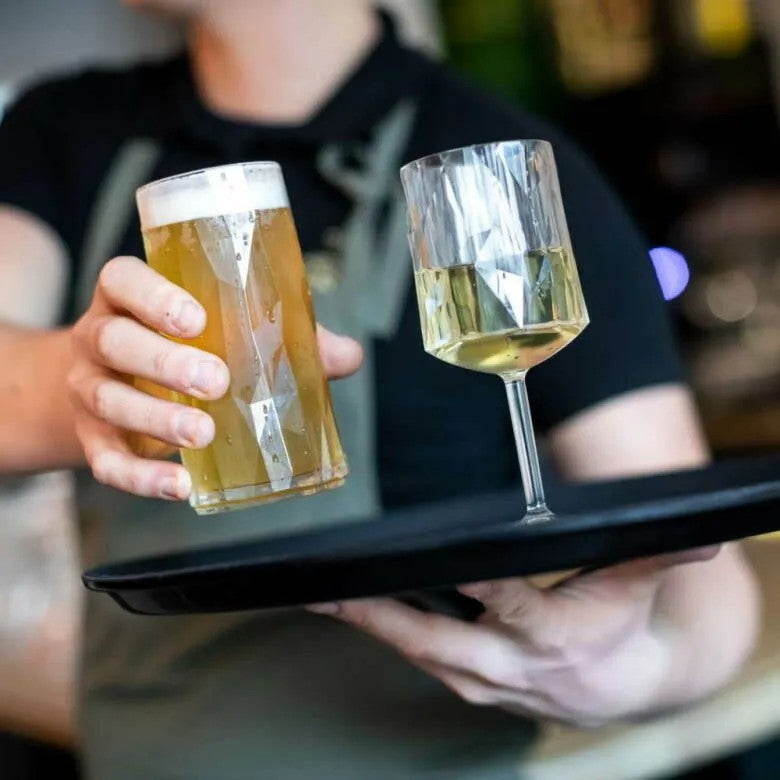 Koziol Club No. 8 Glas Plast 300 ml Crystal Clear 2-pack