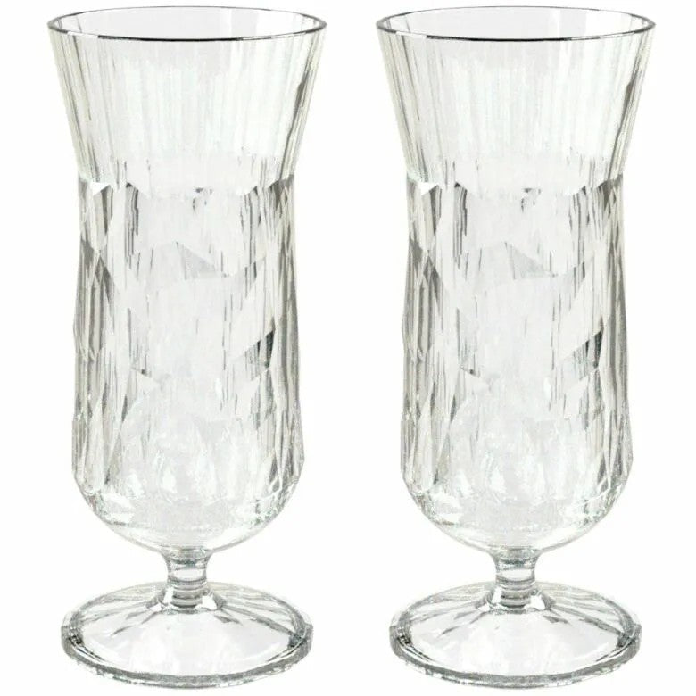 Koziol Club No. 17 Drinkglas Plast 400 ml Crystal Clear 2-pack