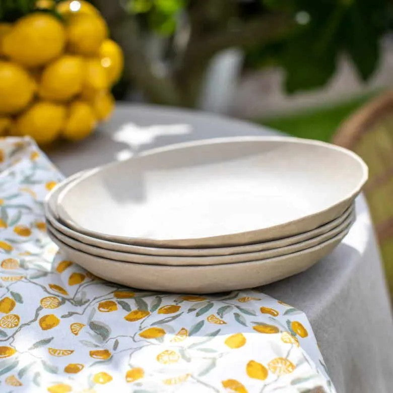 Koziol Club Tallrik 22 cm Beige 4-pack