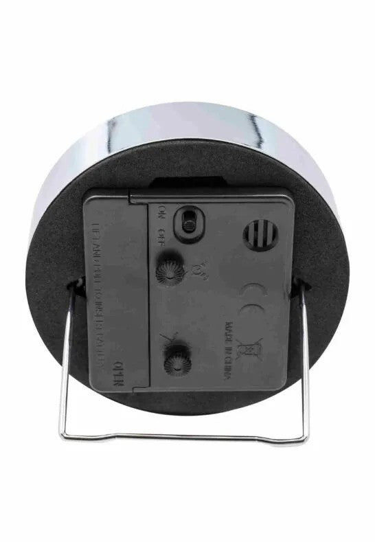 NeXtime Company Alarm Väckarklocka 9 cm Svart/Metall