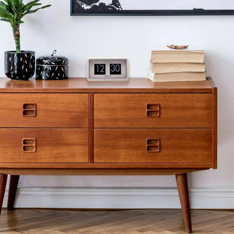 NeXtime Flip Clock 24HR Bords-/Väggklocka 18 cm Vit