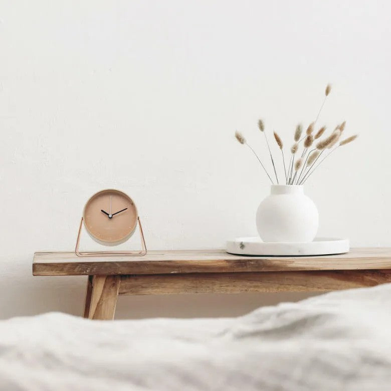 NeXtime Berlin Bordsklocka 14 cm Rosa