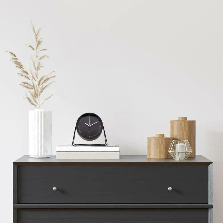 NeXtime Berlin Bordsklocka 14 cm Svart