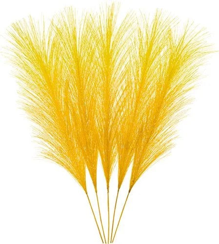 Cult Design Påskplym 5x22cm mustard 5st