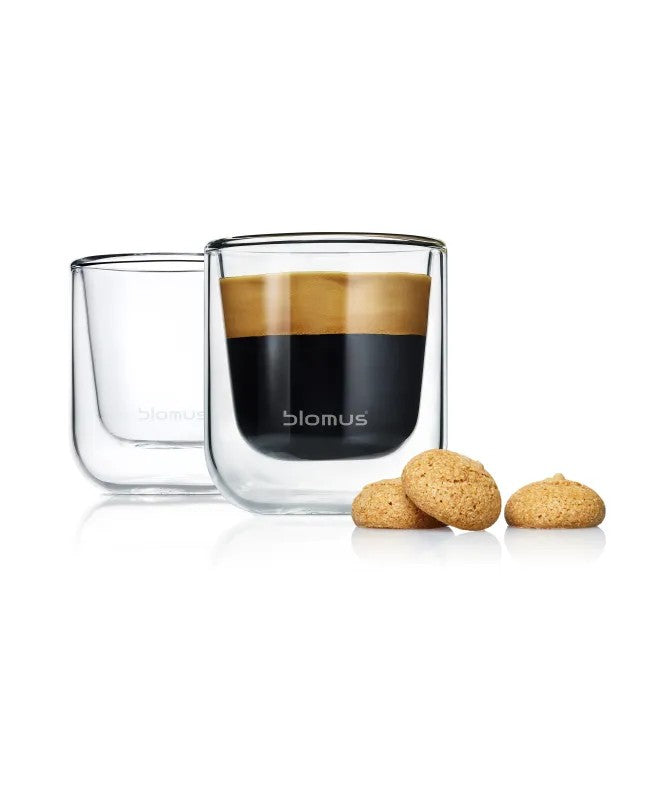 BLOMUS Nero Espressoglas 80 ml 2 pack