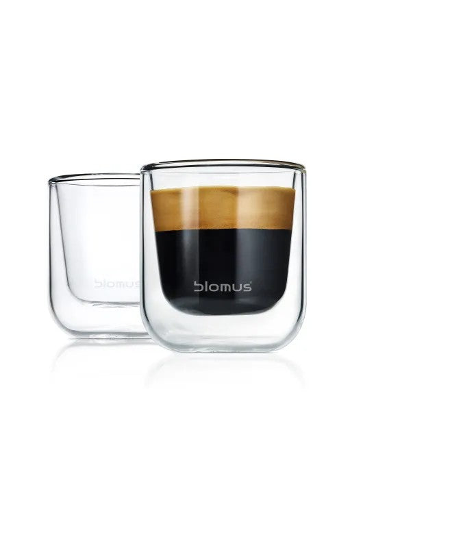 BLOMUS Nero Espressoglas 80 ml 2 pack