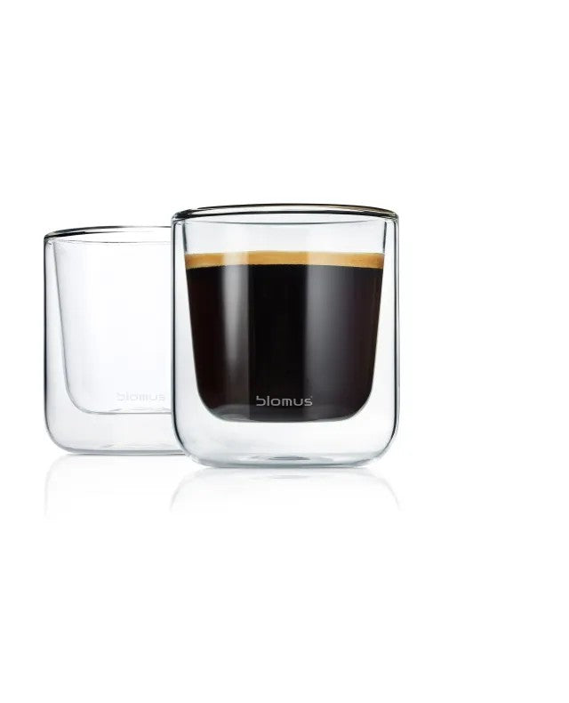 BLOMUS Nero Kaffeglas 200 ml 2 pack