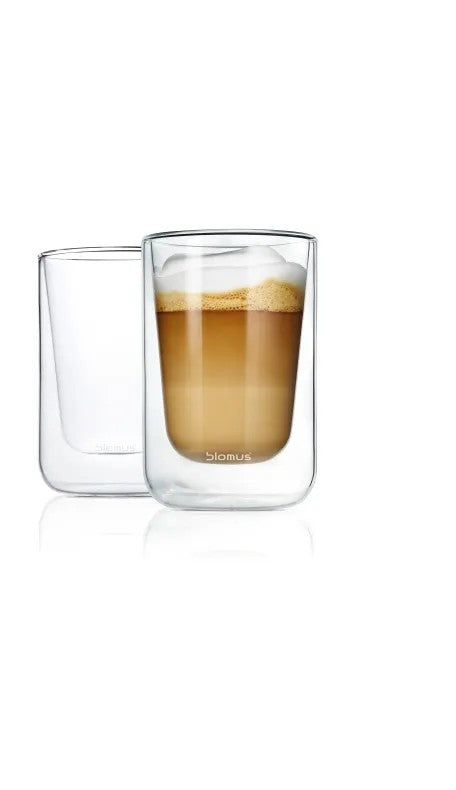 BLOMUS Nero Cappucinoglas 250 ml 2 pack