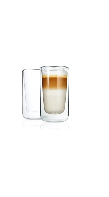 BLOMUS Nero Latte Macchiatoglas 32 ml 2 pack
