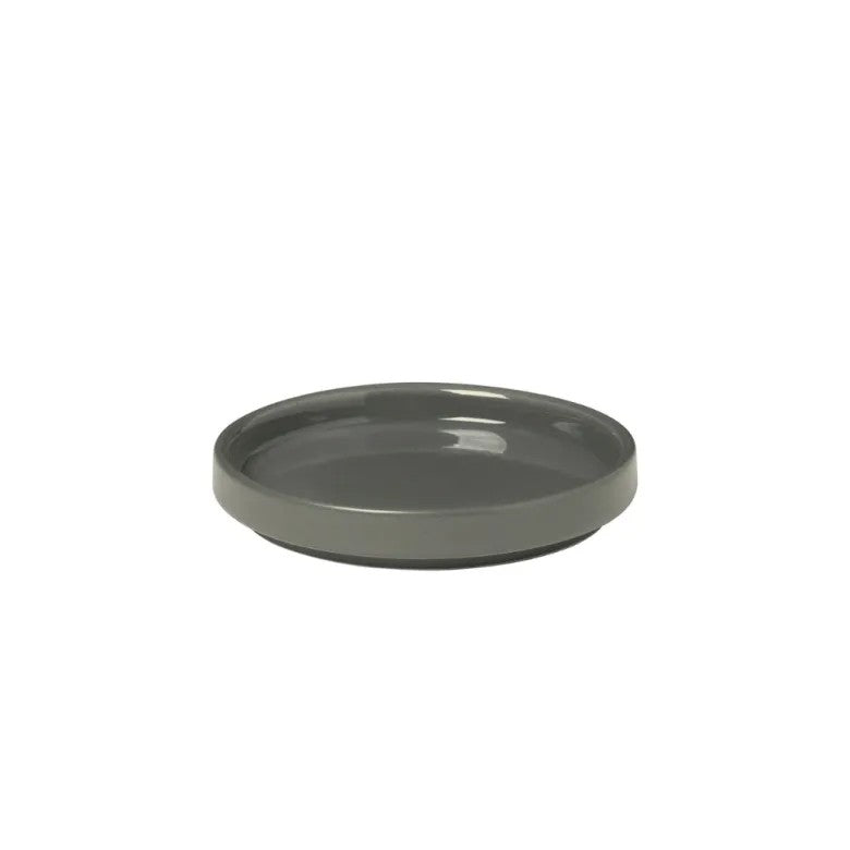 BLOMUS Pilar Tallrik Ø10 cm Glaserad Keramik Pewter
