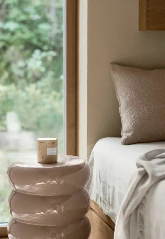 BLOMUS Frabli Doftljus L 10 cm Cotton Island Travertin