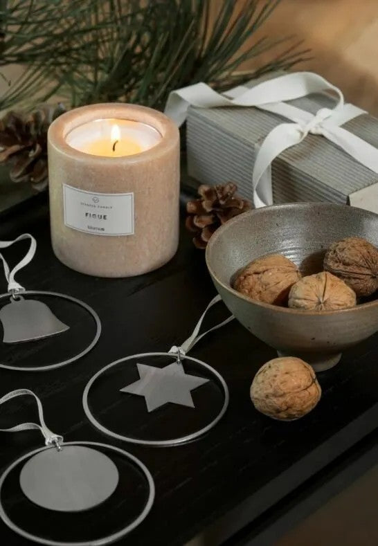 BLOMUS Frabli Doftljus Marmor 10 cm Indian Tan