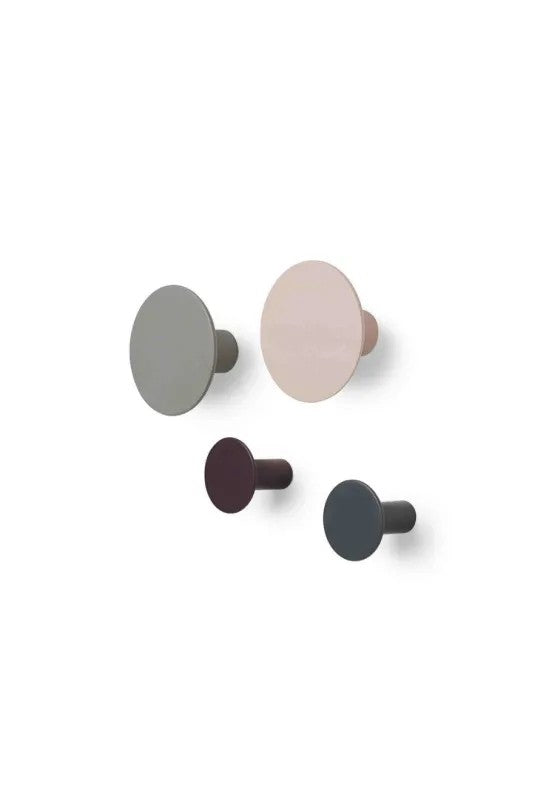 BLOMUS PONTO Väggkrokar Set/4, Blandade färger