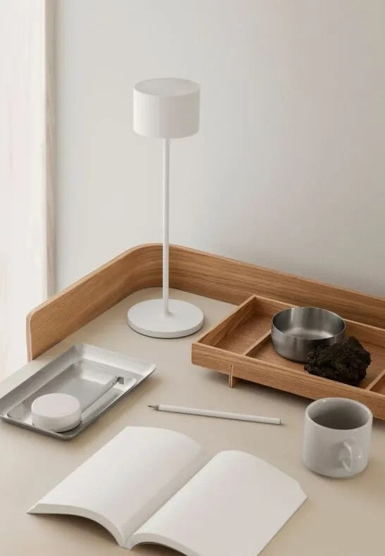 BLOMUS Farol Mobil Led Lampa 33,5 cm Vit