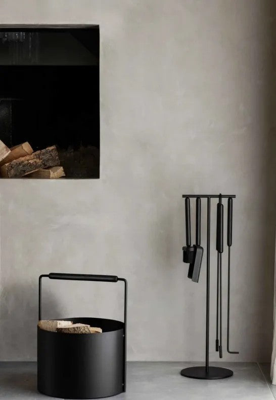 BLOMUS Ashi Kaminverktyg 75,5 cm Svart 3 Delar