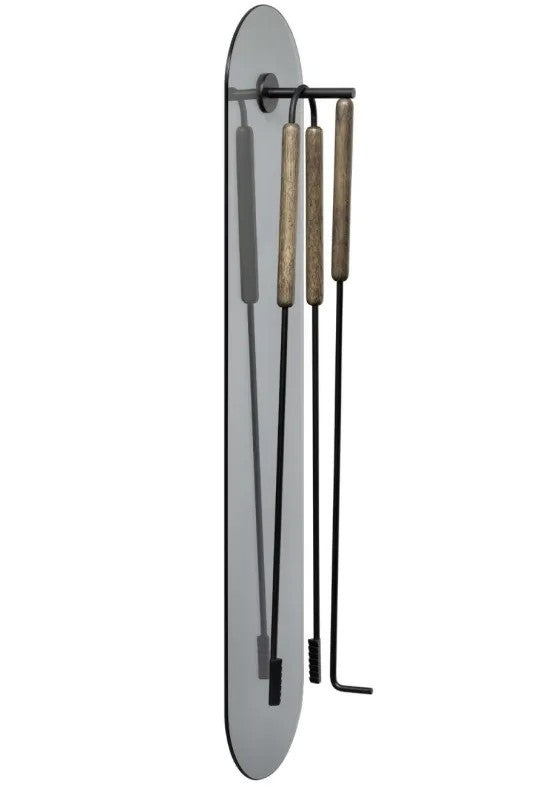 BLOMUS Ashi Kaminverktyg Vägg 86 cm Brun 3 Delar