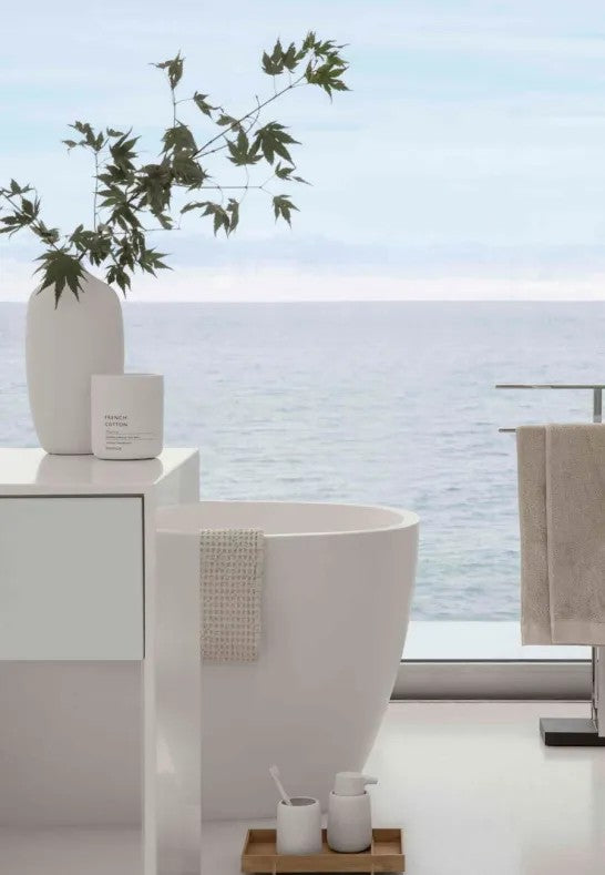 BLOMUS Ceola Vas H25 cm Ø13 cm Vit