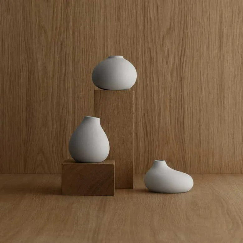 BLOMUS Nona Set med 3 Vaser Micro Chip