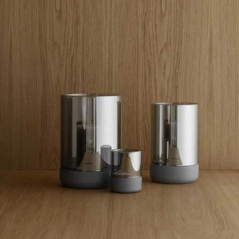 BLOMUS Calma Ljuslykta Medium 20 cm Steel Gray Smoke