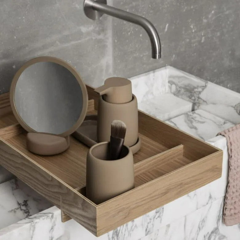 BLOMUS Sono Sminkspegel Ø17 cm Tan