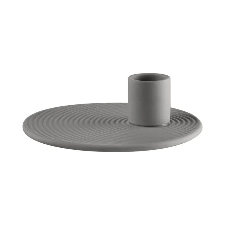 BLOMUS Nona Ljusstake Ø12 cm Pewter
