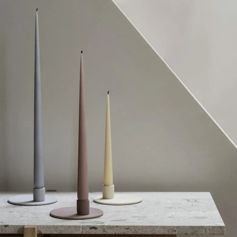 BLOMUS Nona Ljusstake Ø12 cm Pewter