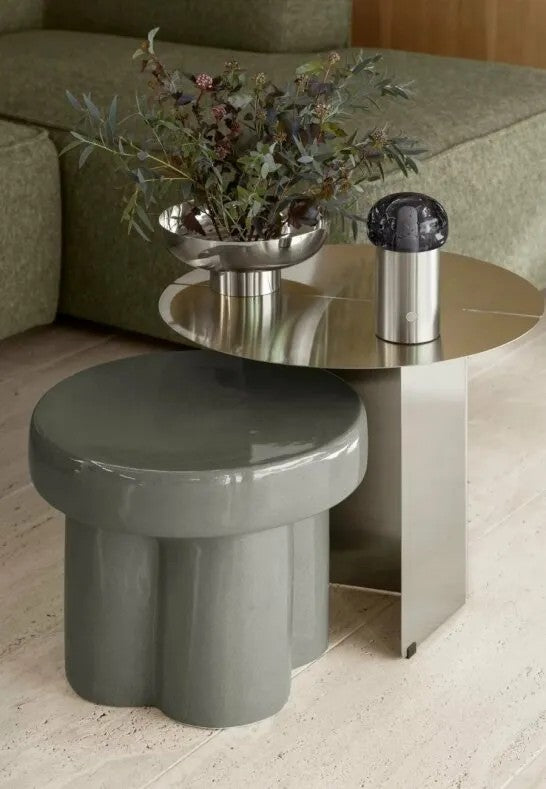 BLOMUS Iris LED-Lampa 18 cm Silver Metal