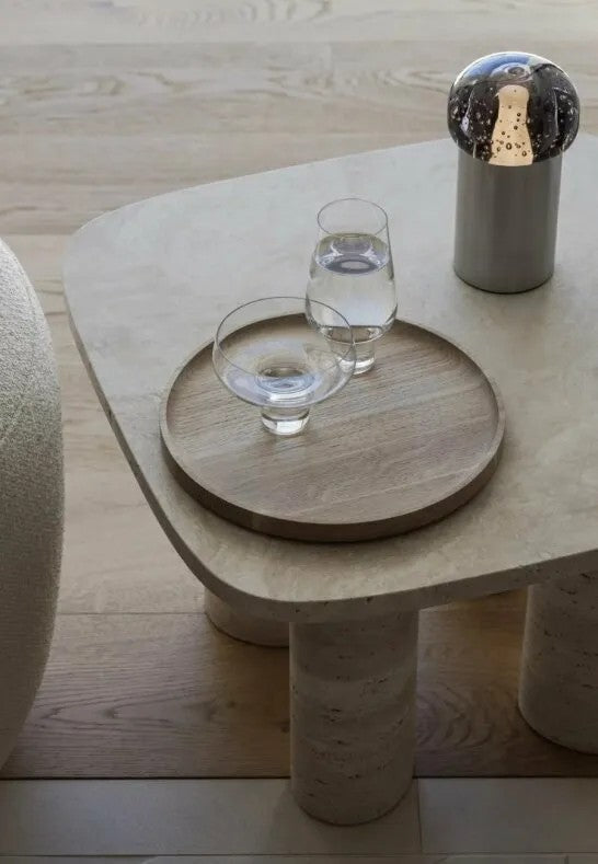 BLOMUS Iris LED-Lampa 18 cm Silver Metal