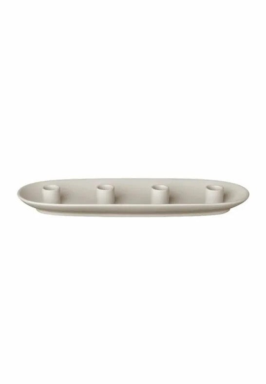 BLOMUS Vela Ljusstake Oval 40 cm Moonbeam