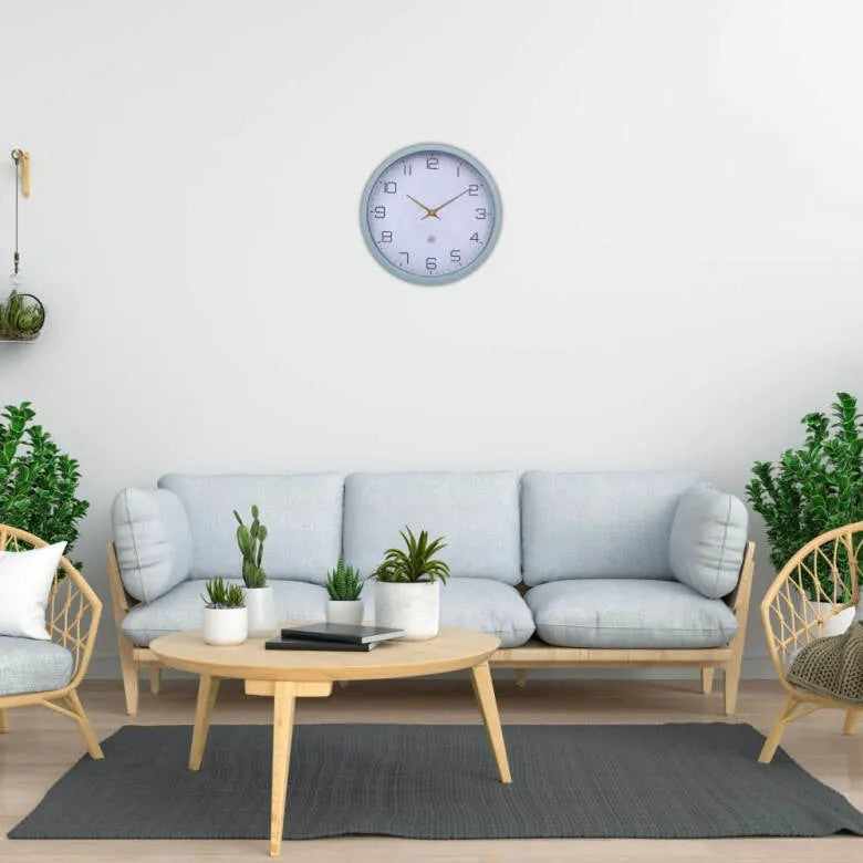 NeXtime nXt Eco Väggklocka 30 cm Blå