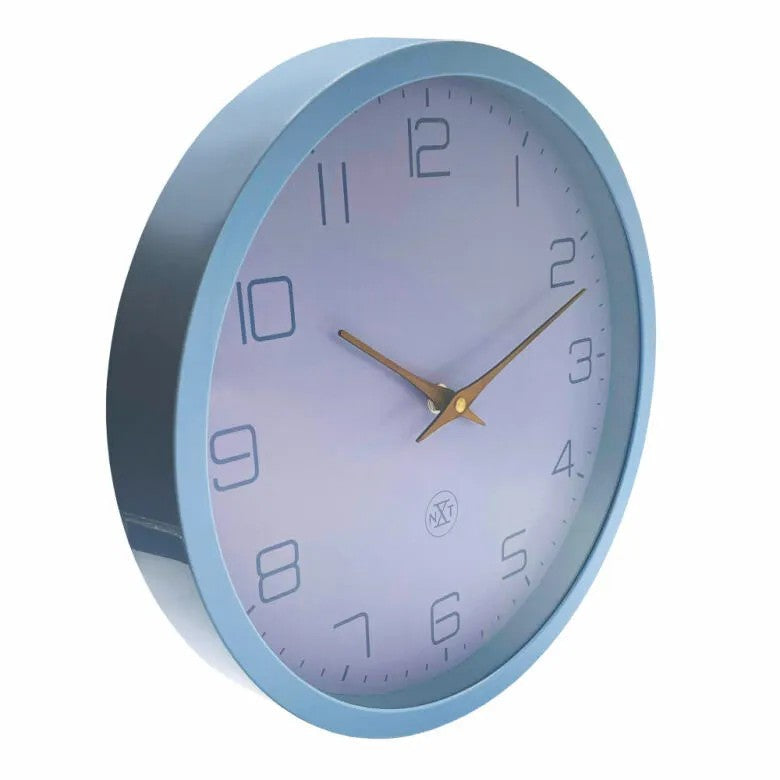 NeXtime nXt Eco Väggklocka 30 cm Blå