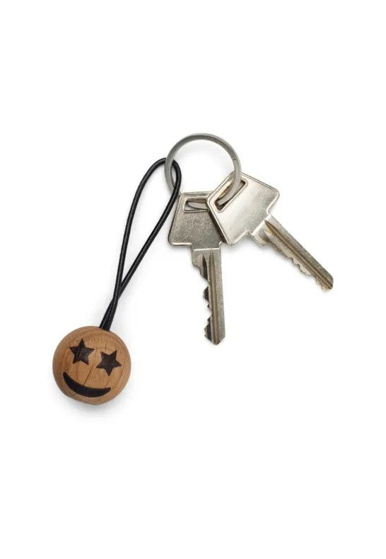Spring Copenhagen Emoji Nyckelring Star Eyes Ø3 cm Ek