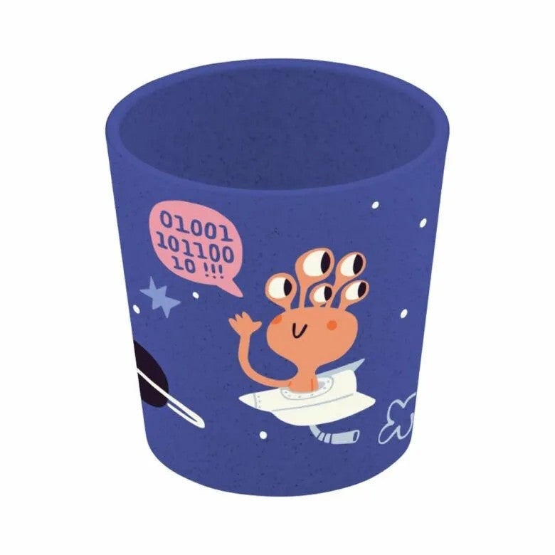 Koziol Connect Barnservis 3 delar Tallrik/Skål/Mugg Rymden