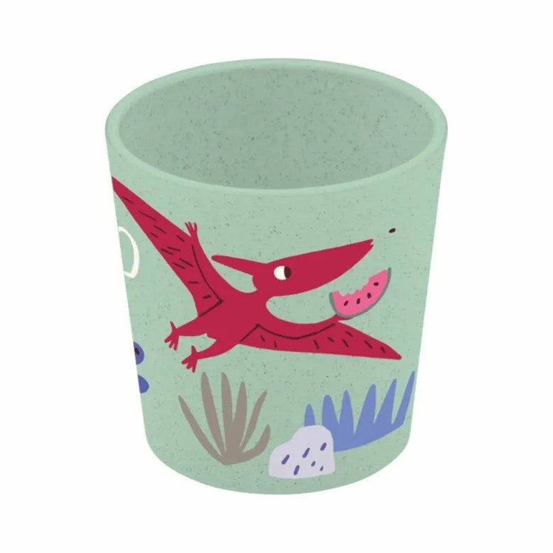 Koziol Connect Barnservis 3 delar Tallrik/Skål/Mugg Dinosaurier