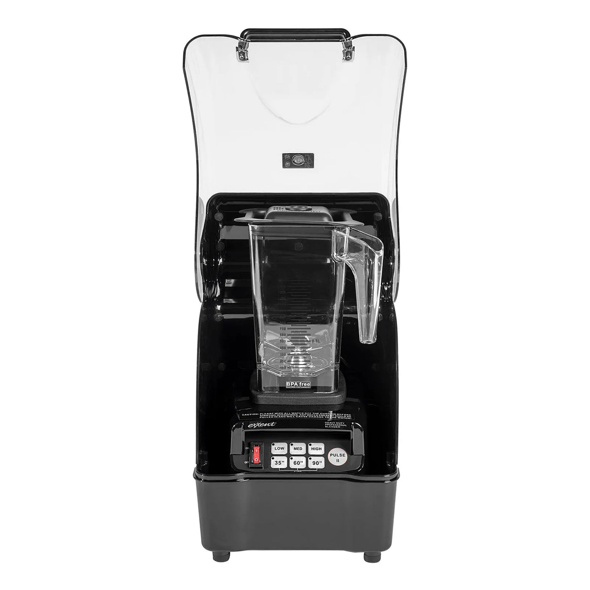 Exxent Blender med huv för ljudreduktion